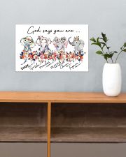 Elephant - God Says You Are 17x11 Poster poster-landscape-17x11-lifestyle-24