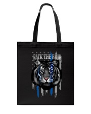 Tiger Back The Blue 2 Sides Tote Bag tile