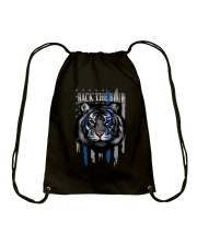 Tiger Back The Blue 2 Sides Drawstring Bag tile