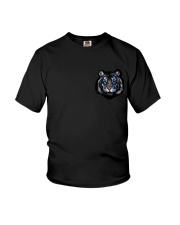 Tiger Back The Blue 2 Sides Youth T-Shirt tile
