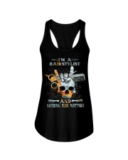 I m A Hairstylist Ladies Flowy Tank tile