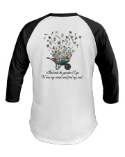 and into the garden i go Baseball Tee tile