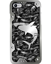 Shark Metal Pattern Print Phone Case i-phone-8-case