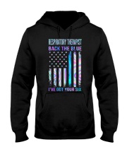 Respiratory Therapist Back The Blue Hooded Sweatshirt tile