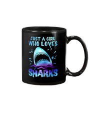 Just a girl who loves sharks Mug tile