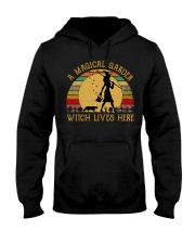 Retro Sun A Magical Garden Witch Hooded Sweatshirt tile