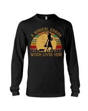 Retro Sun A Magical Garden Witch Long Sleeve Tee tile