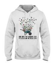 and into the garden Hooded Sweatshirt tile