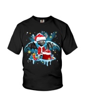 Dragon Christmas Santa Claus Youth T-Shirt tile