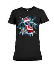 Dragon Christmas Santa Claus Premium Fit Ladies Tee tile