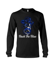 Blue Rose Back Long Sleeve Tee tile