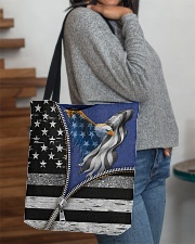correctional officer Tote All-over Tote aos-all-over-tote-lifestyle-front-09