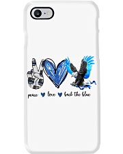 Peace Love Back The Blue Phone Case tile