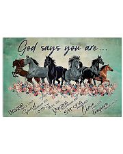 Horse God Says You Are 17x11 Poster front