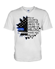 Understand Unless The Sound V-Neck T-Shirt tile