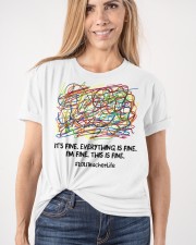 Teacher - Everything Is Fine - 2021 Classic T-Shirt apparel-classic-tshirt-lifestyle-front-101