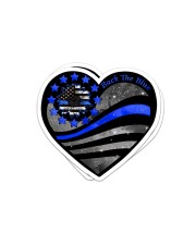 Back The Blue Sticker - 2 pack (Horizontal) front