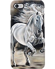 Horse Girl White Phone Case i-phone-8-case