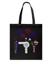 Hairdresser American Independence Day Tote Bag tile