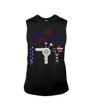 Hairdresser American Independence Day Sleeveless Tee tile