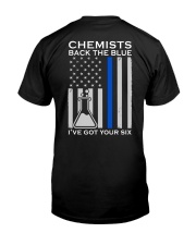 Chemists Back The Blue 2 Sides Classic T-Shirt back