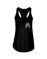 Rad Techs Back The Blue 2 Sides Ladies Flowy Tank tile