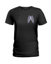 Rad Techs Back The Blue 2 Sides Ladies T-Shirt tile