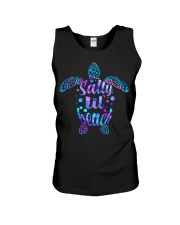 Salty Lil Beach Unisex Tank tile