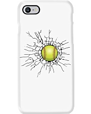 Softball Crack Phone Case tile