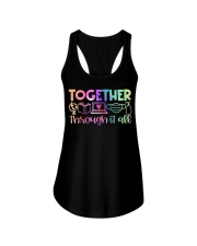 Together Through It All Ladies Flowy Tank tile