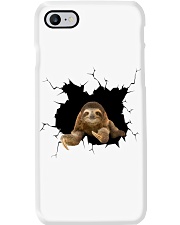 Baby Sloth Crack Phone Case tile