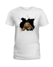 Baby Sloth Crack Ladies T-Shirt tile