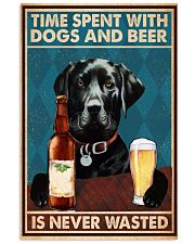 Labrador Beer Never Wasted 11x17 Poster front