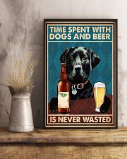 Labrador Beer Never Wasted 11x17 Poster lifestyle-poster-3
