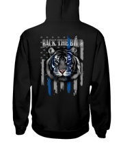 Back The Bluetiger Back The Blue 2 Sides Hooded Sweatshirt tile