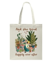 And She Lived Happily Ever After Girl-Garden Tote Bag tile