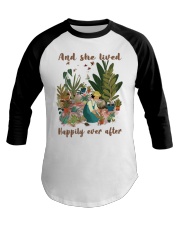 And She Lived Happily Ever After Girl-Garden Baseball Tee tile