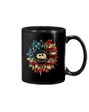 Lovely Sunflower Independence Day Mug tile