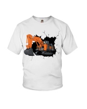 Excavator Ex8000 shovel Crack Youth T-Shirt tile