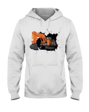 Excavator Ex8000 shovel Crack Hooded Sweatshirt tile