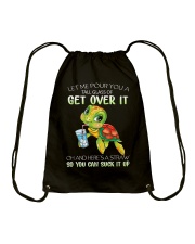 Turtle - Let Me Pour Drawstring Bag tile