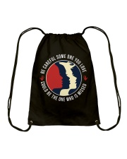 Native Indigenous Woman Be Careful Drawstring Bag tile