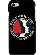Native Indigenous Woman Be Careful Phone Case tile