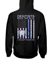 Dentists Back The Blue 2 Sides Hooded Sweatshirt tile