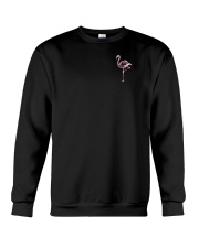 Flamingo Pink Rain 2 Sides Crewneck Sweatshirt tile