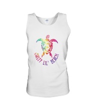 Turtle Salty Lil' Beach Unisex Tank tile