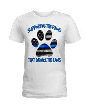 Supporting The Paws Ladies T-Shirt tile