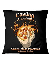 Casting Fireball Solve Most Problems And Cause Square Pillowcase tile