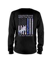 Equestrians Back The Blue 2 Side Long Sleeve Tee tile