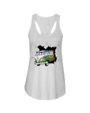 Hippie Van Crack Ladies Flowy Tank tile